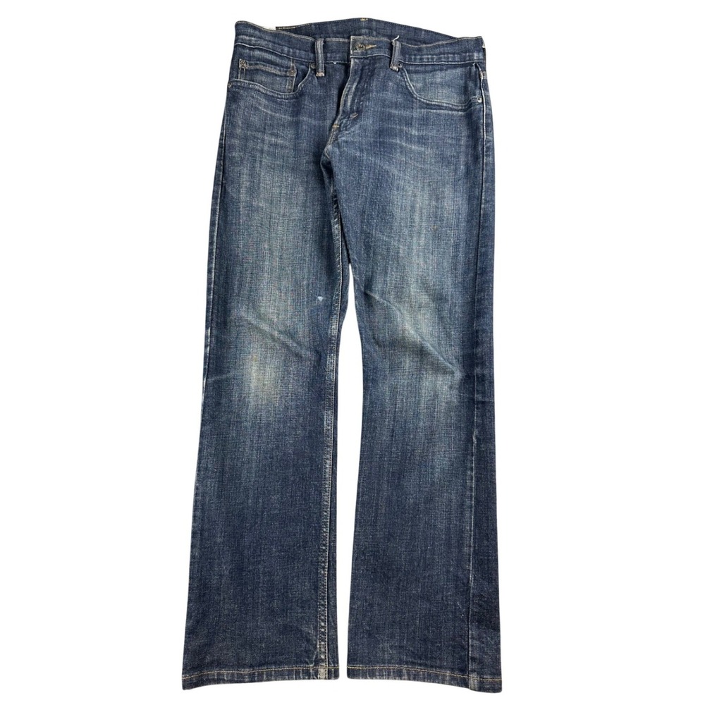 Levi's 514 Jeans 31x30 Blue Straight Leg Denim Dark Wash Workwear Faded‎ Red Tab
